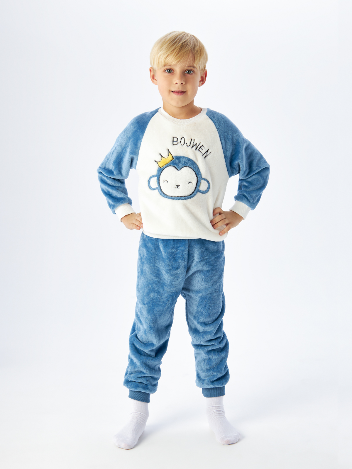 

Комплект одежды XiaoLiu для мальчиков, 110 см, SDM23K0205-35, Синий, SDM23K0205-35