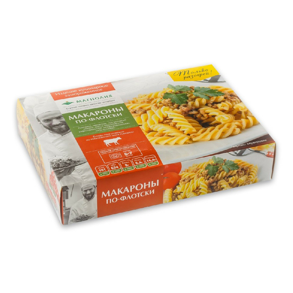 Макароны Магнолия по-флотски замороженные 200 г