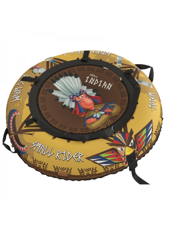 фото Тюбинг small rider snow tubes 4 герои индеец бежевый, 110 см