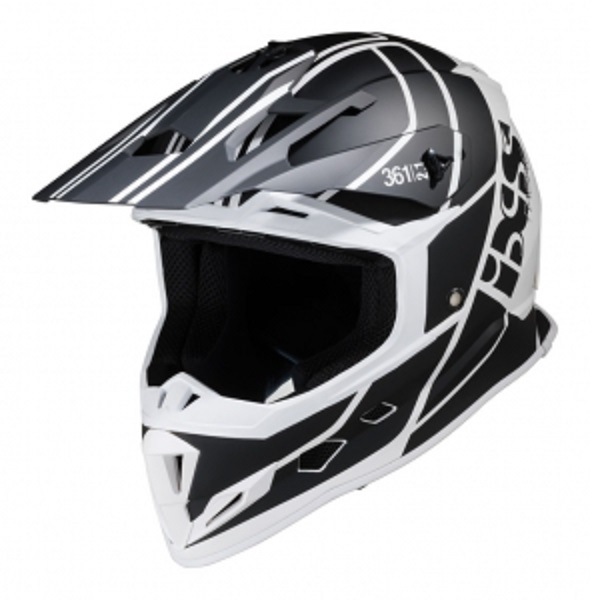 

Кроссовый мотошлем IXS HX 361 2.1 X12035 M13 White-black L