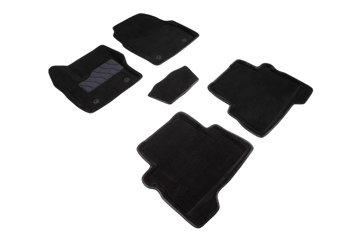 

Ворсовые 3D коврики в салон Seintex для Ford Kuga II rest. 2016-2019 (черные)
