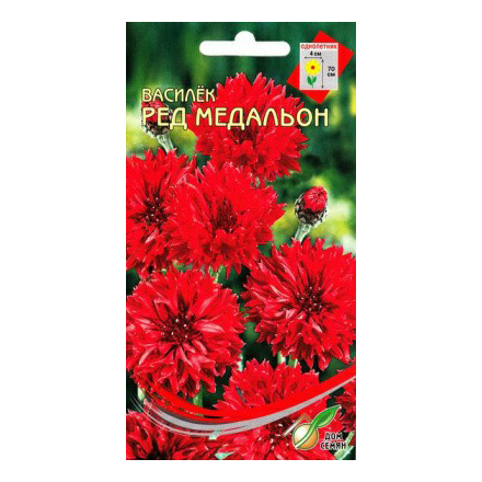 

Семена василек Дом семян Ред медальон 1 уп.