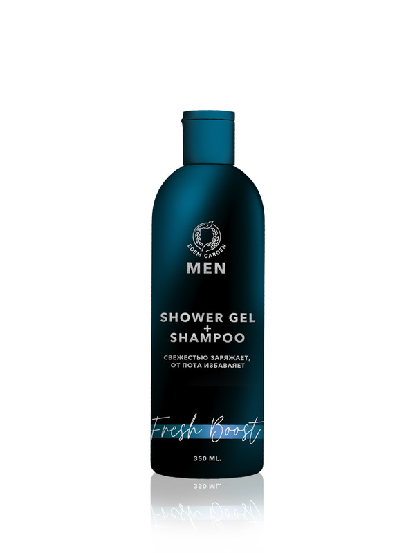 

Гель для душа EDEM GARDEN мужской Men Fresh Boost 2в1, 350 мл