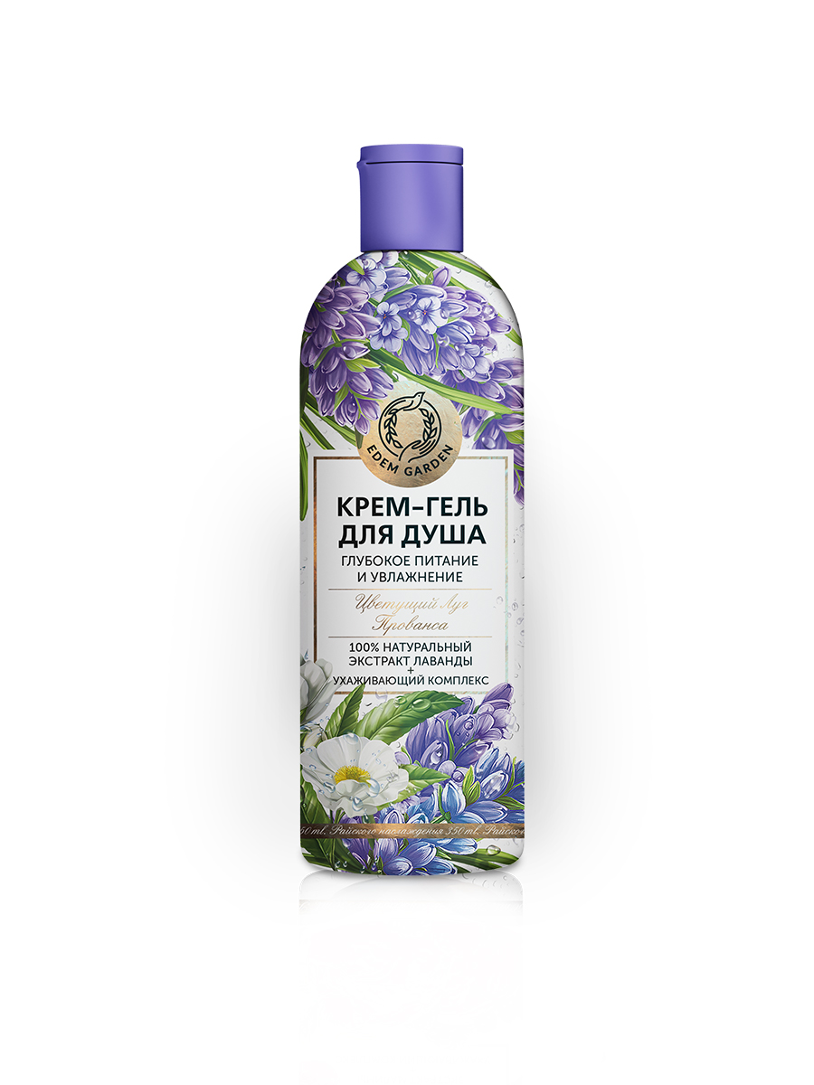 

Крем-гель для душа EDEM GARDEN Цветущий Луг Прованса, 350 мл