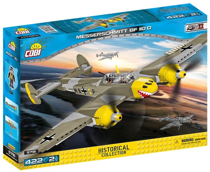

Конструктор COBI Самолет Messerschmitt Bf 110D, арт.5716
