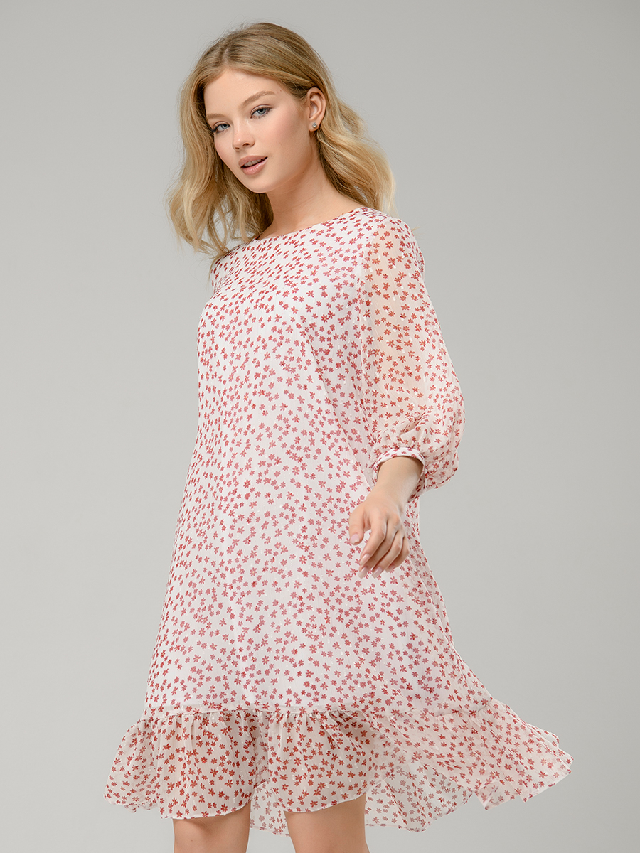 

Платье женское 1001dress 102819 белое 46 RU, Белый, 102819