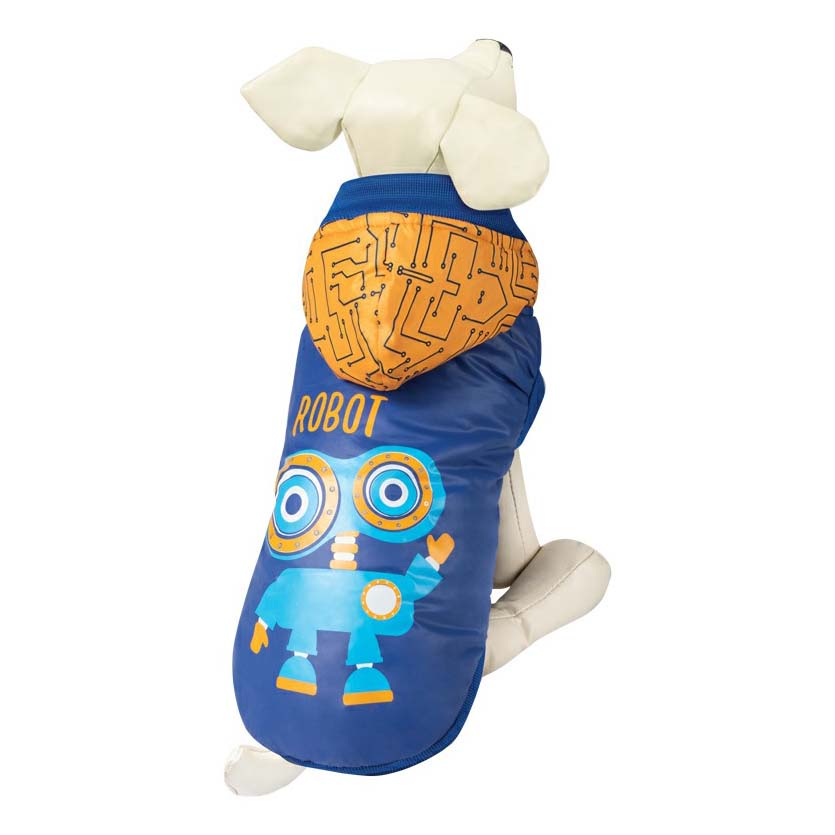 

Попона для собак Triol Робот, синяя, Синий