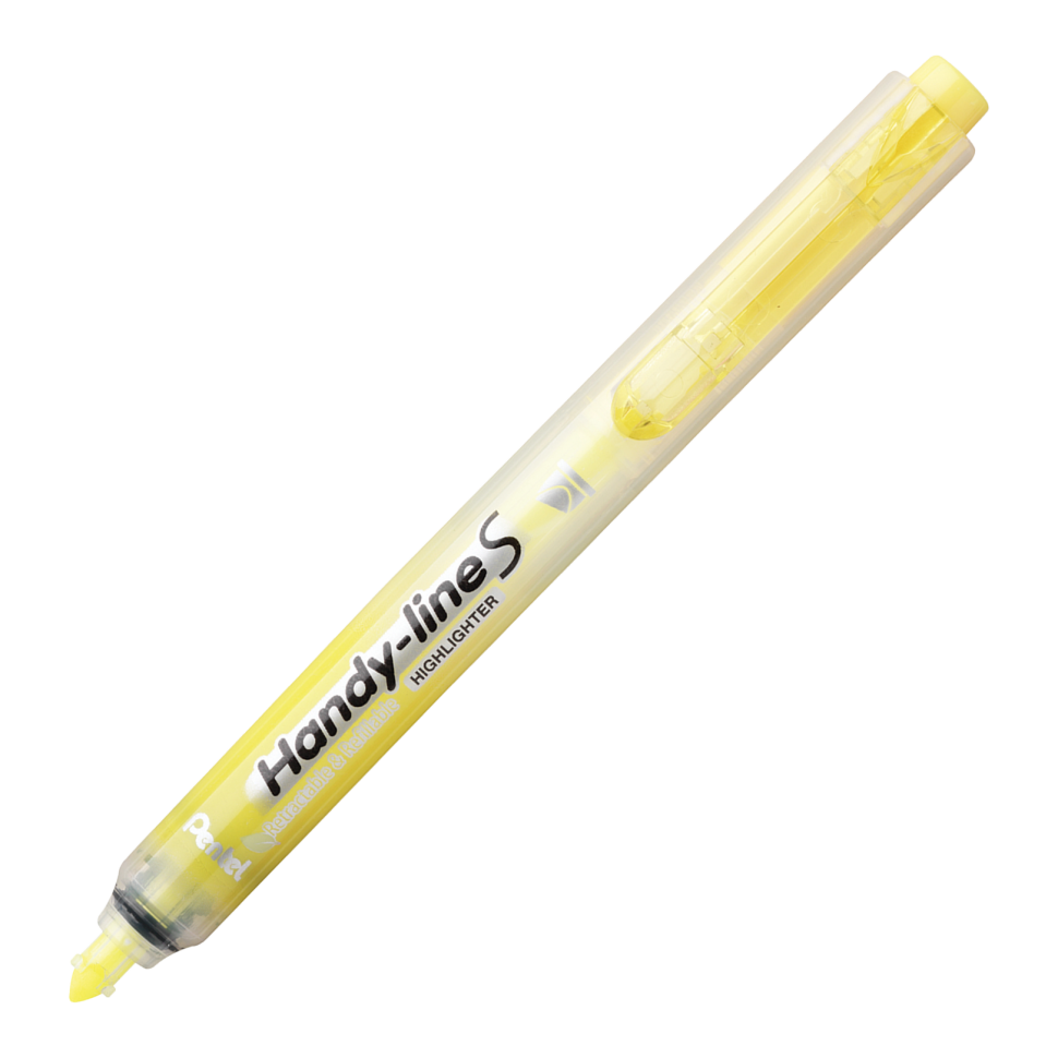 

Текстовыделитель Pentel Handy-LineS SXS15 1-4,5мм желтый, 1 штука