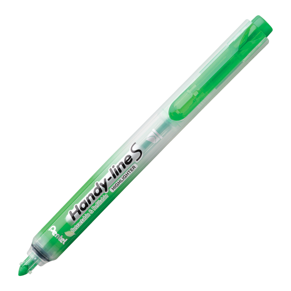

Текстовыделитель Pentel Handy-LineS SXS15 1-4,5мм салатовый, 1 штука, Оранжевый