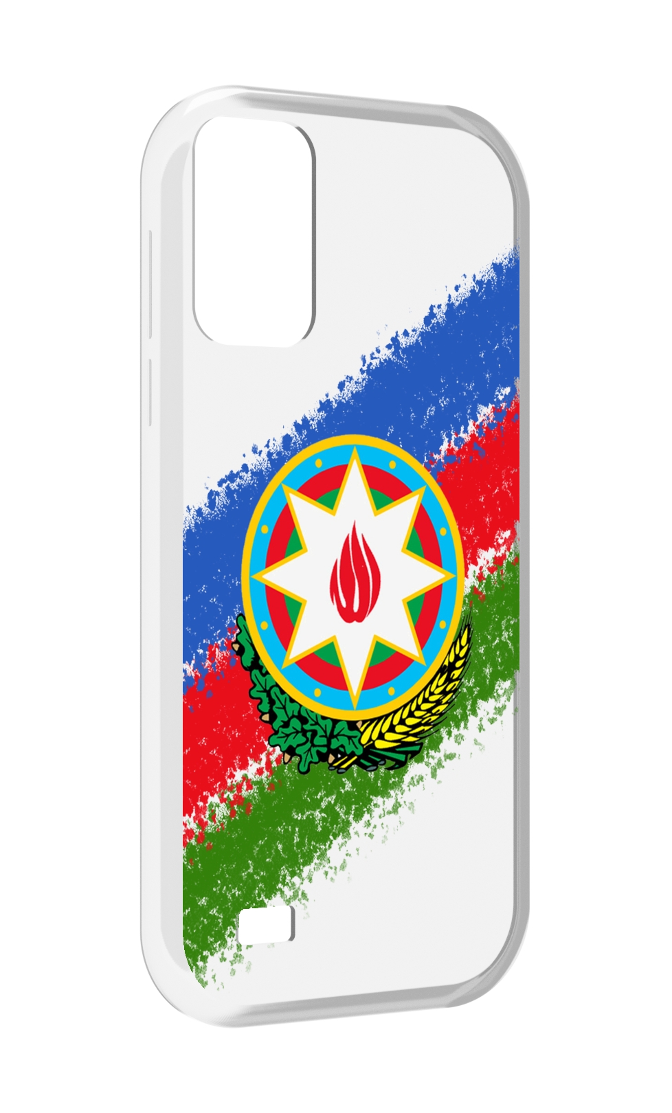

Чехол MyPads герб флаг Азербайджана для Oukitel C31, Прозрачный, Tocco