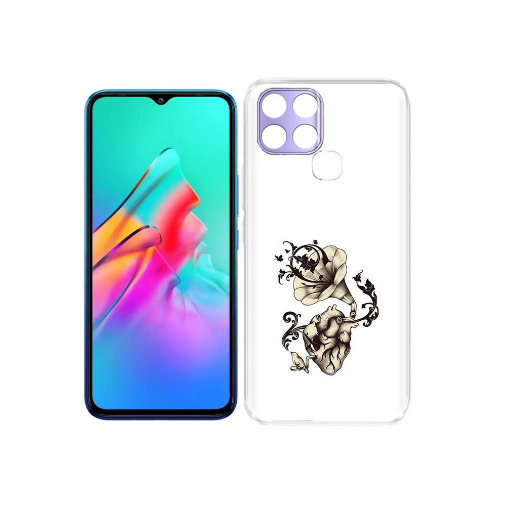 фото Чехол задняя-панель-накладка-бампер mypads граммофон для infinix smart 6