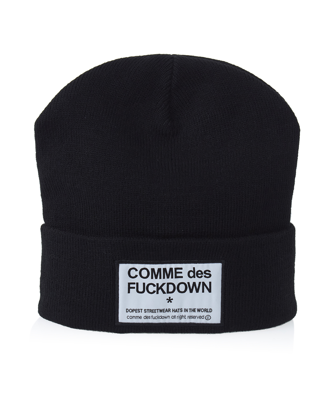 

Шапка COMME des FUCKDOWN CDFA666 UNI черный, CDFA666