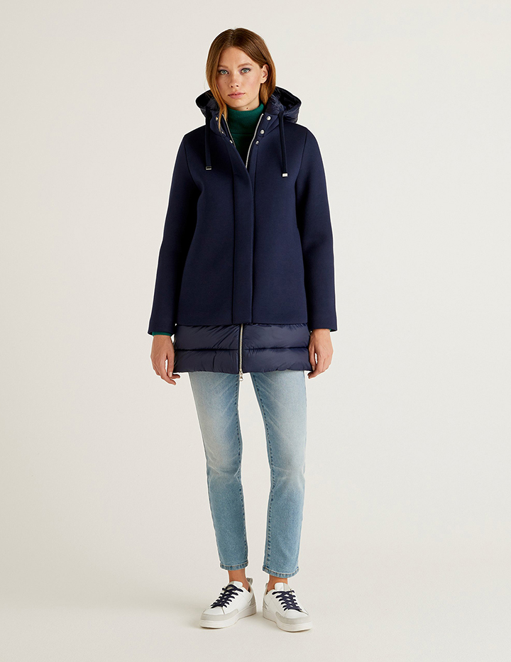 

Куртка женская United Colors of Benetton 21A_2AKM536O4 синяя 42 RU