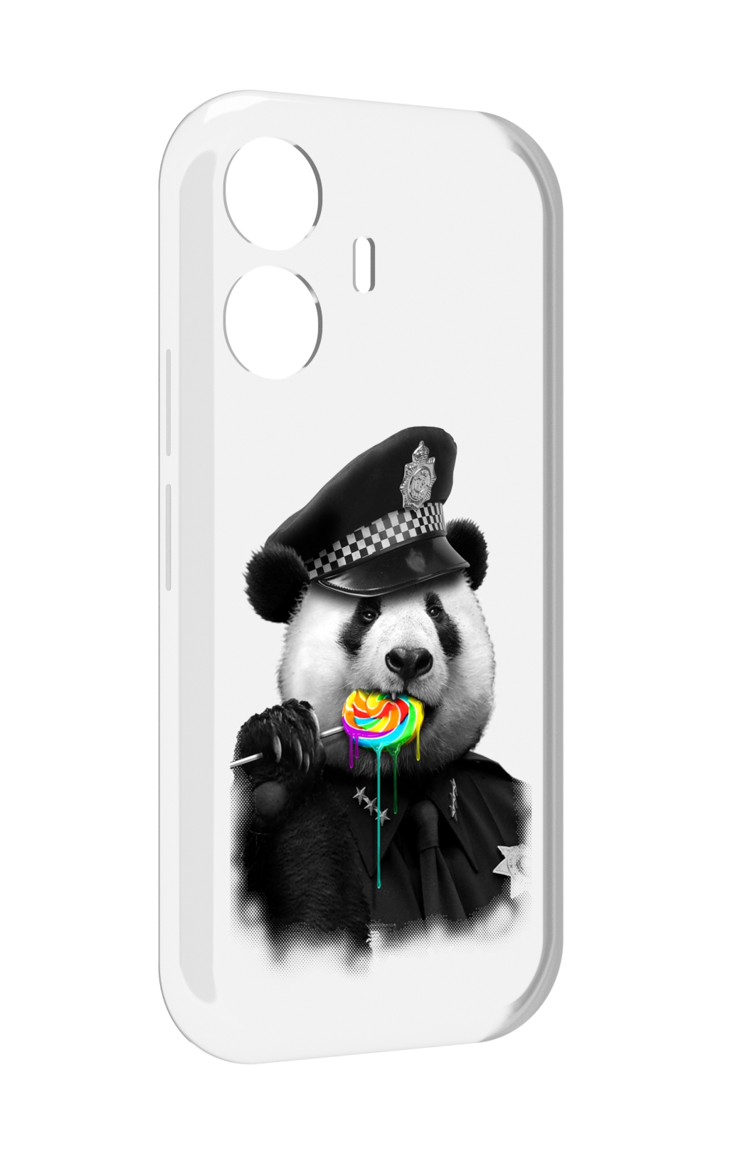 

Чехол MyPads Панда полиция для Vivo Y77E / Vivo iQOO Z6 Lite, Прозрачный, Tocco