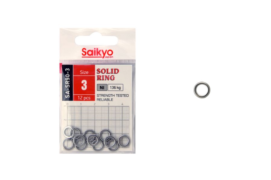 Кольцо неразъемное Saikyo SA-SR90-3 (1 упк. по 12 шт.)