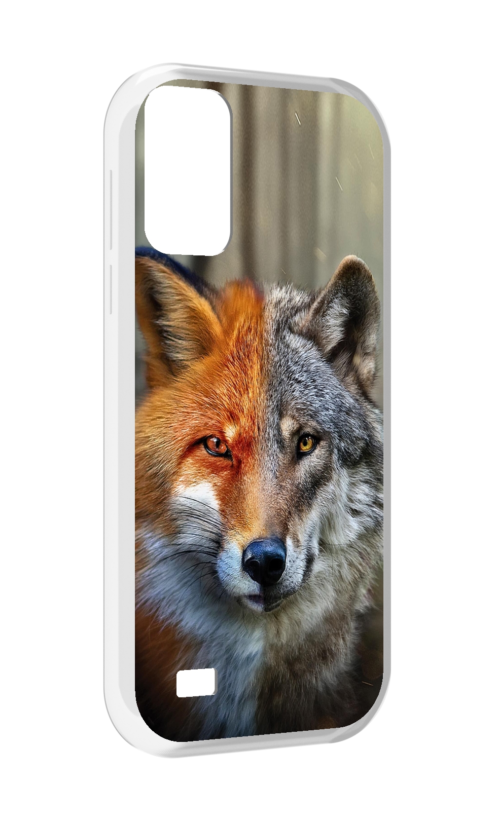 

Чехол MyPads волк-лиса для Oukitel C31, Прозрачный, Tocco
