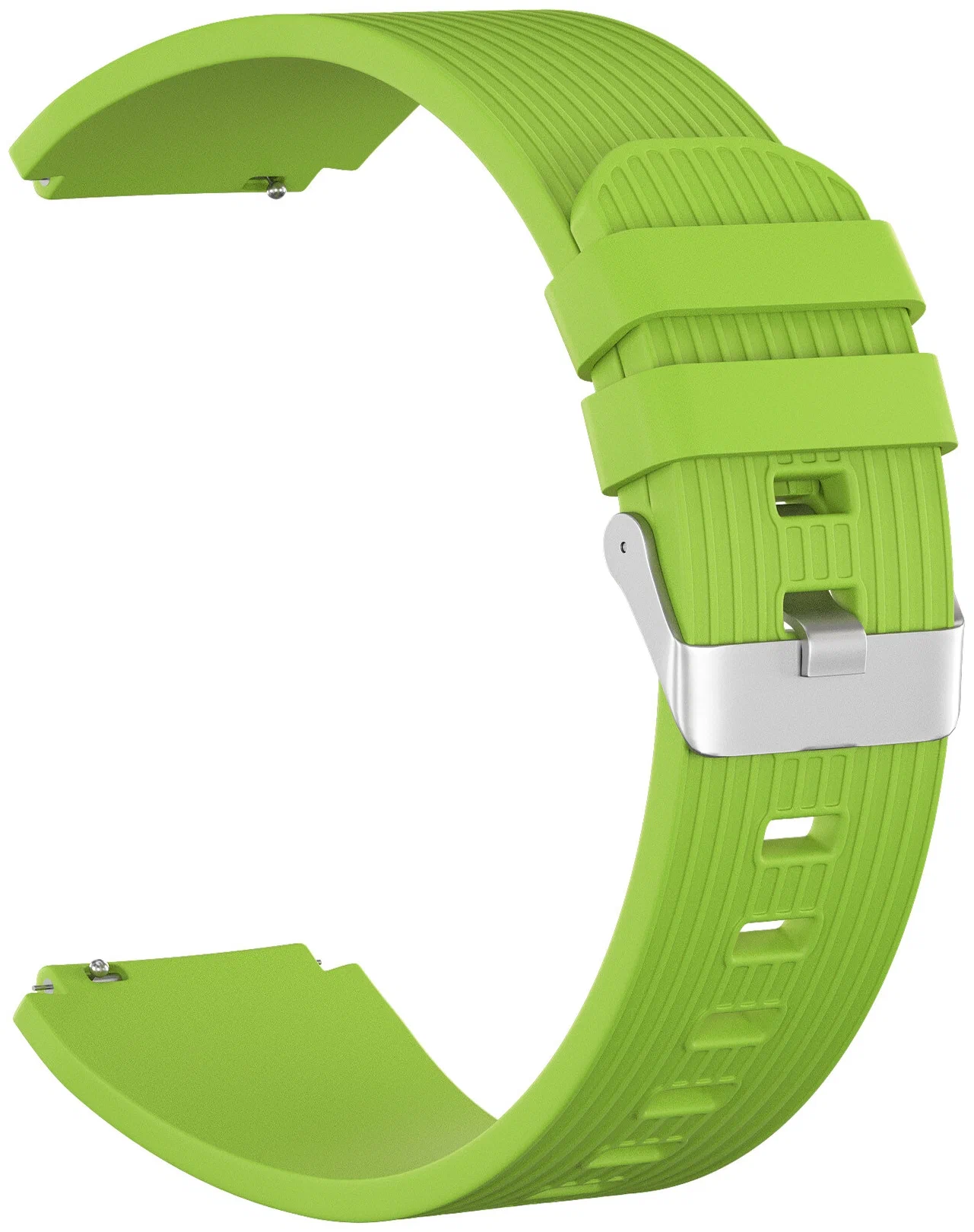 

Ремешок силиконовый GSMIN Italian Collection 22 для Ticwatch Pro (Светло-зеленый)