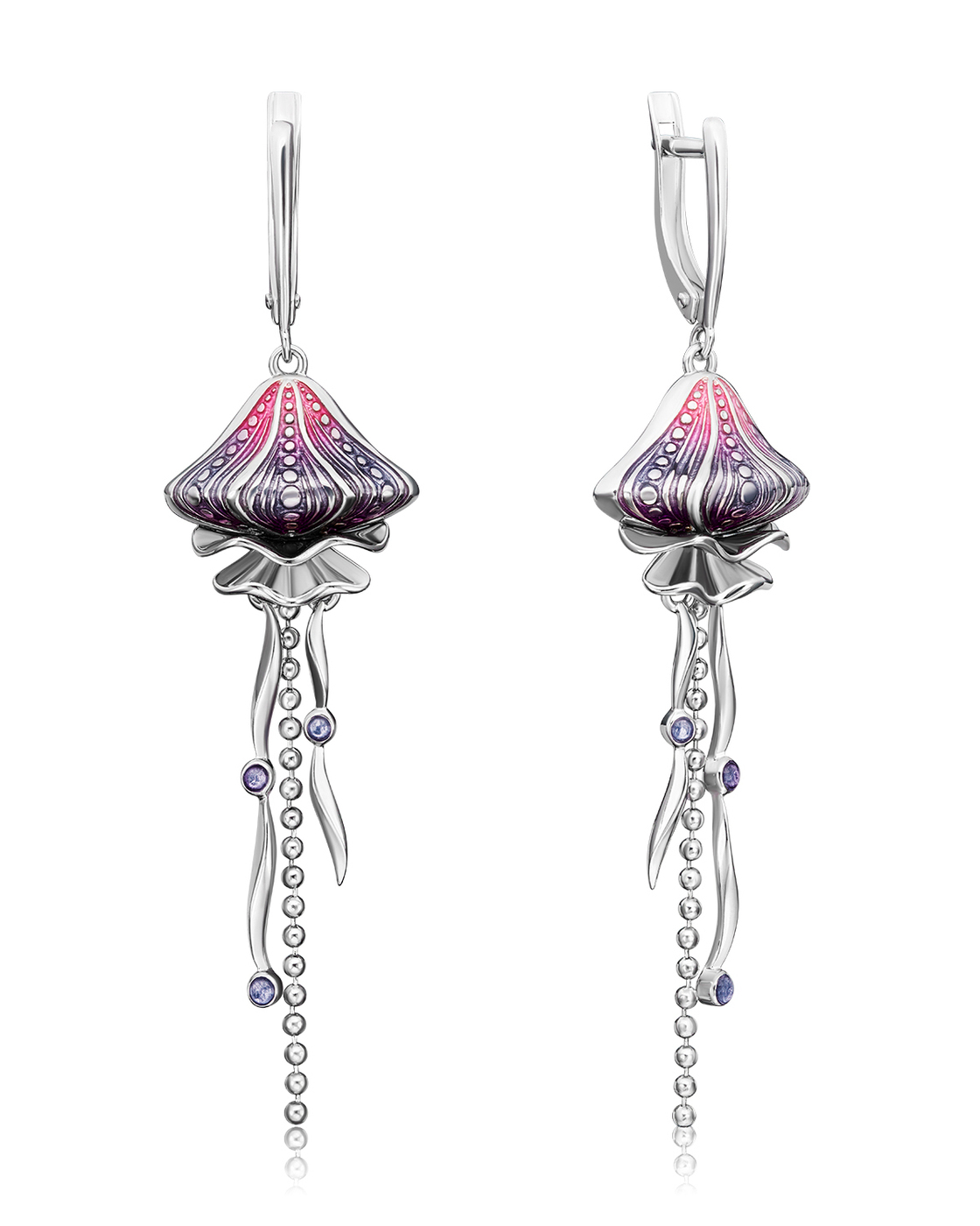 

Серьги из серебра без вставки PLATINA jewelry 02-4777-00-000-0200-69, 02-4777-00-000-0200-69