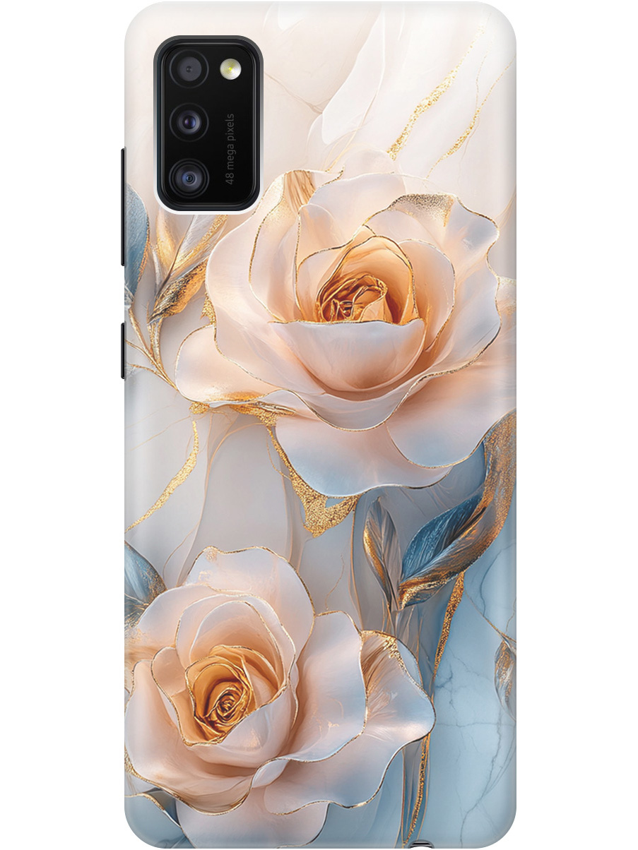 

Силиконовый чехол на Samsung Galaxy A41 с принтом "Белые розы на мраморе", Прозрачный;белый;оранжевый, 722821023