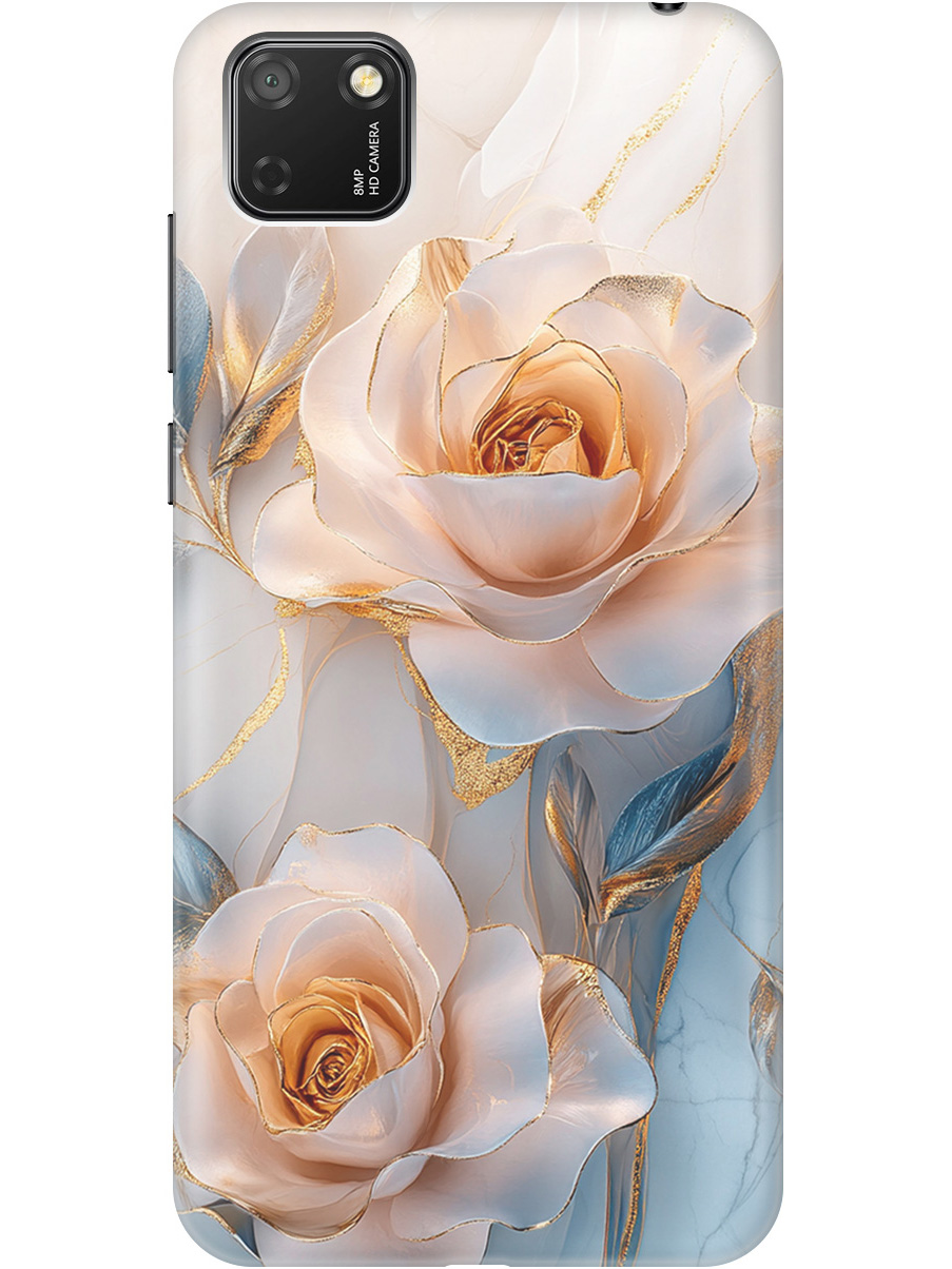 

Силиконовый чехол на Honor 9S / Huawei Y5P с принтом "Белые розы на мраморе", Прозрачный;белый;оранжевый, 723100923
