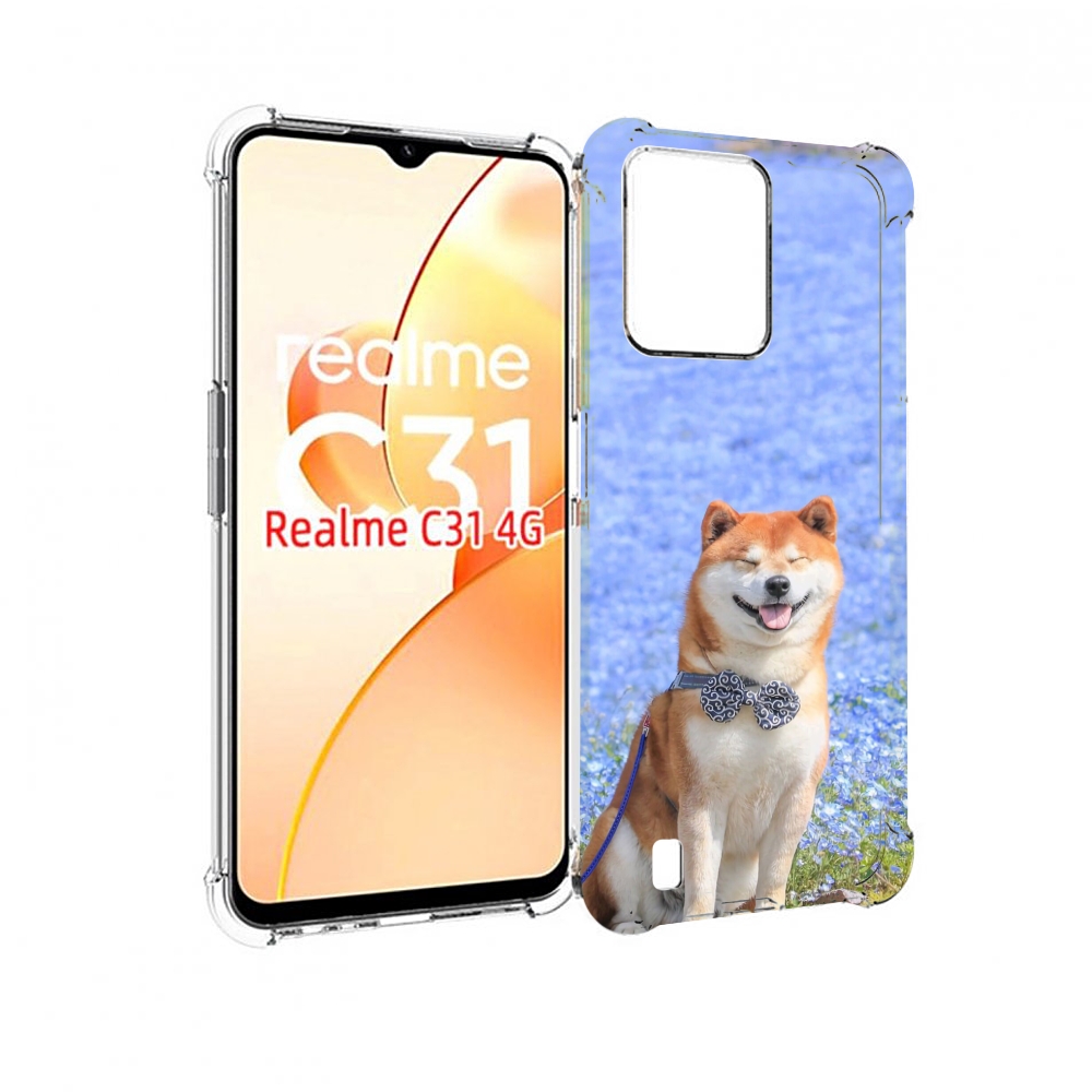 

Чехол MyPads сиба шиба ину 2 для OPPO Realme C31, Прозрачный, Tocco