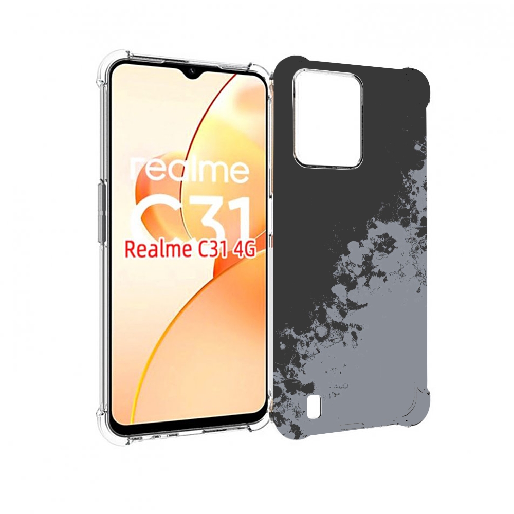 

Чехол MyPads серый-эстетичный для OPPO Realme C31, Прозрачный, Tocco