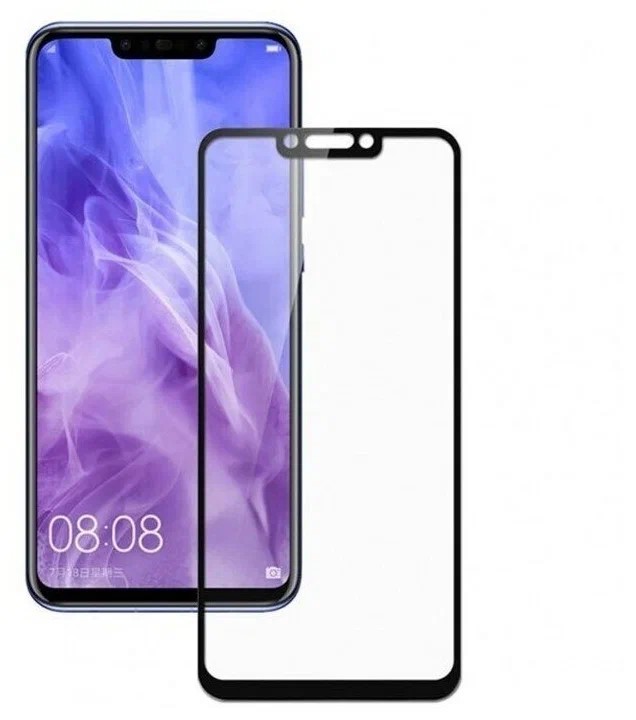 

Защитное стекло BoraSCO Full Cover+Full Glue для Huawei Nova 3/3i, Черная рамка
