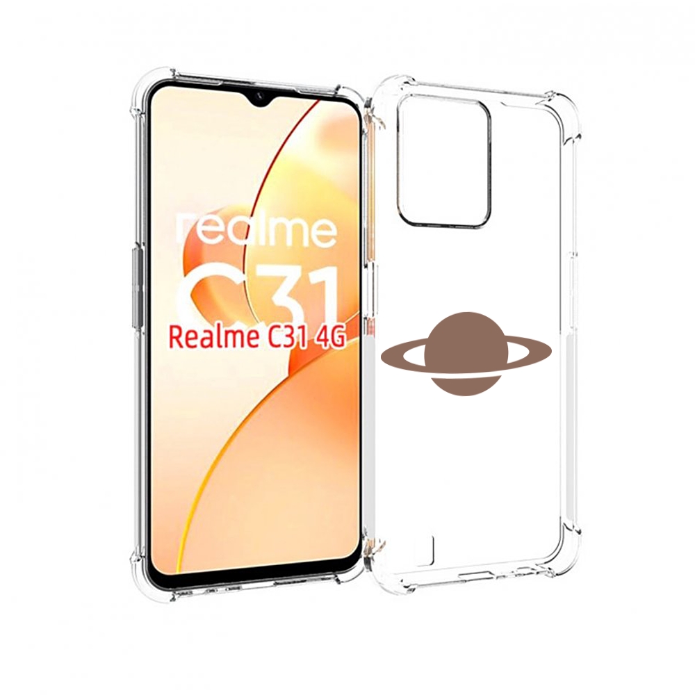 

Чехол MyPads сатурн для OPPO Realme C31, Прозрачный, Tocco