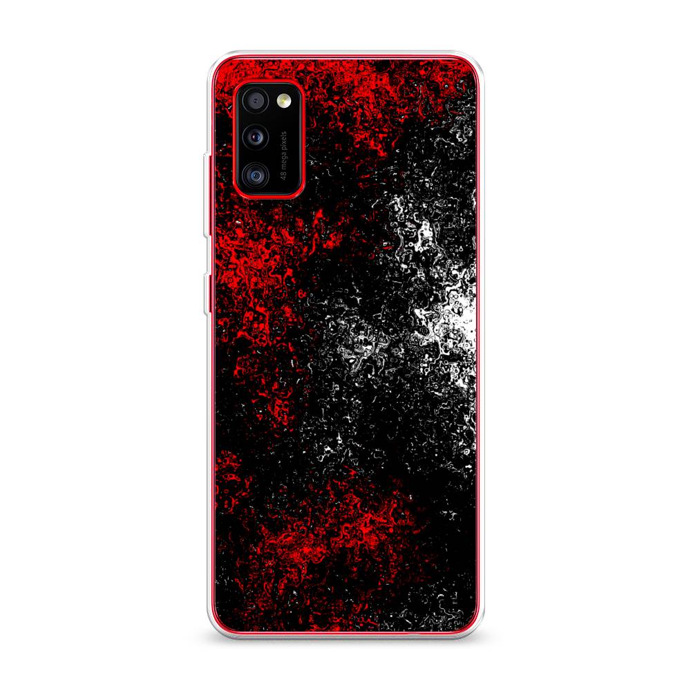 

Чехол на Samsung Galaxy A41 "Монотипия", Красный;черный;белый, 2100450-3