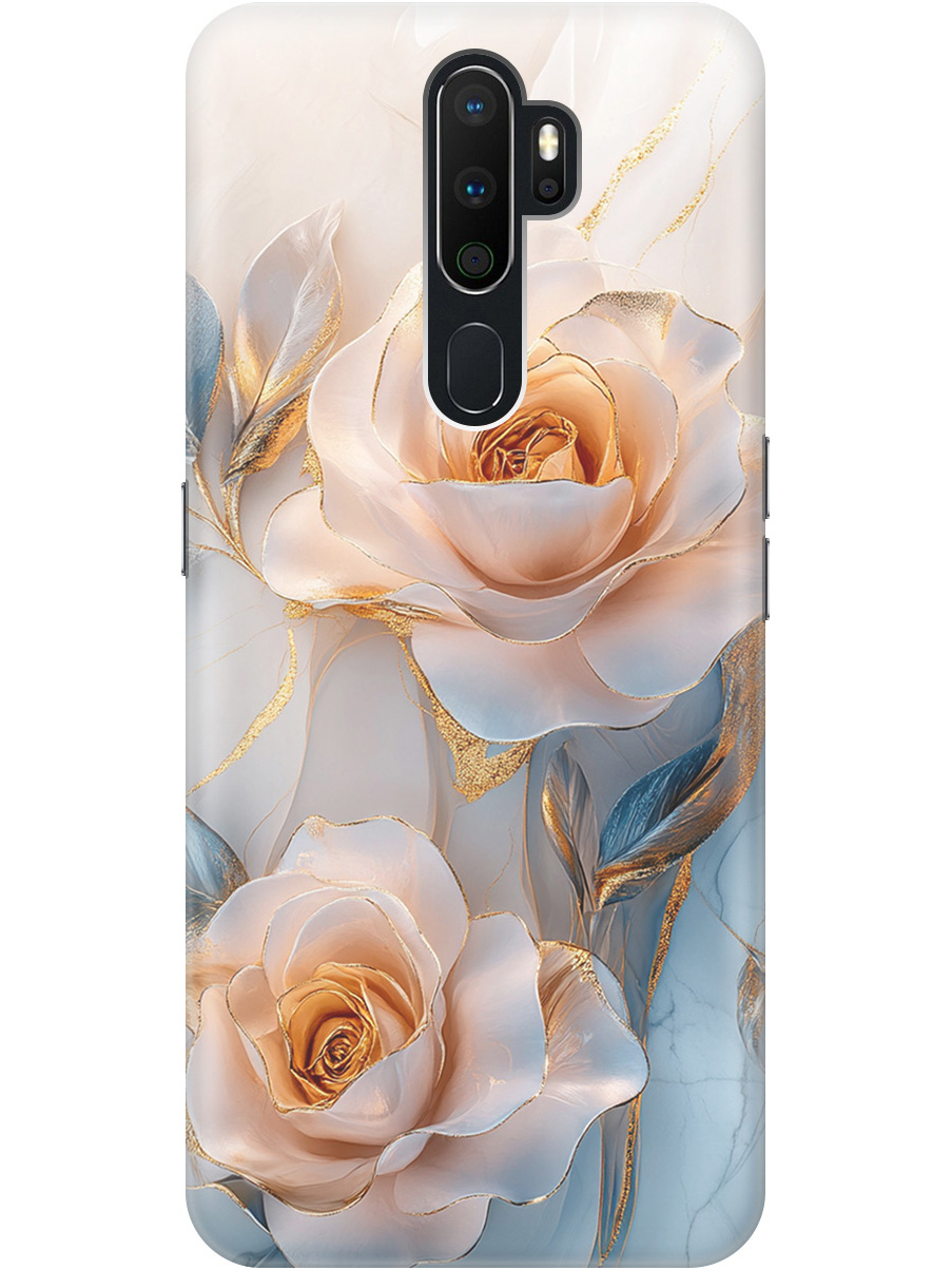 

Силиконовый чехол на Oppo A5 (2020) / A9 (2020) с принтом "Белые розы на мраморе", Прозрачный;белый;оранжевый, 726151323