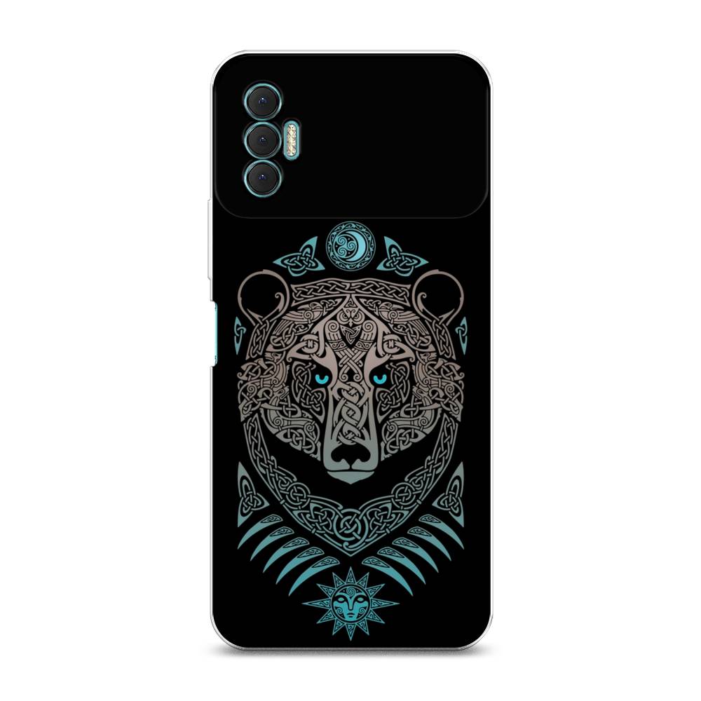 

Чехол Awog на Tecno Spark 8P "Кельтский медведь", Разноцветный, 301450-2