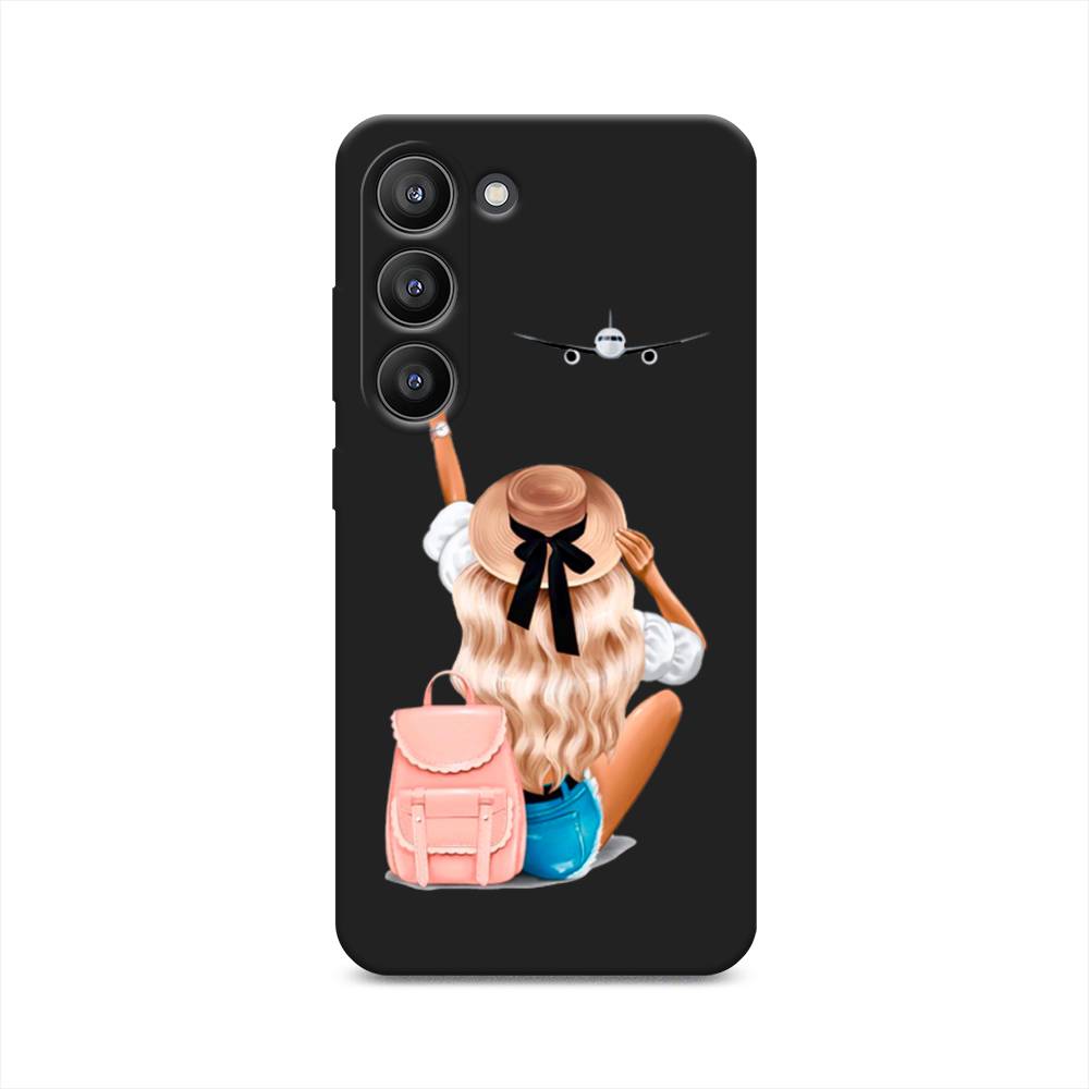 

Чехол Awog на Samsung Galaxy S23 5G "Автостопом самолетом", Бежевый;белый, 2107352-1