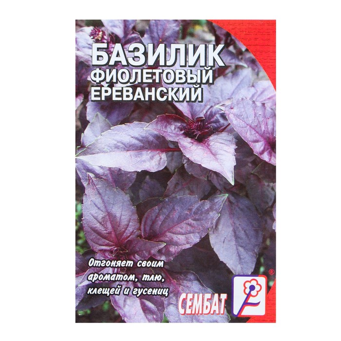 

Семена Базилик фиолетовый Ереванский, 0,2 г