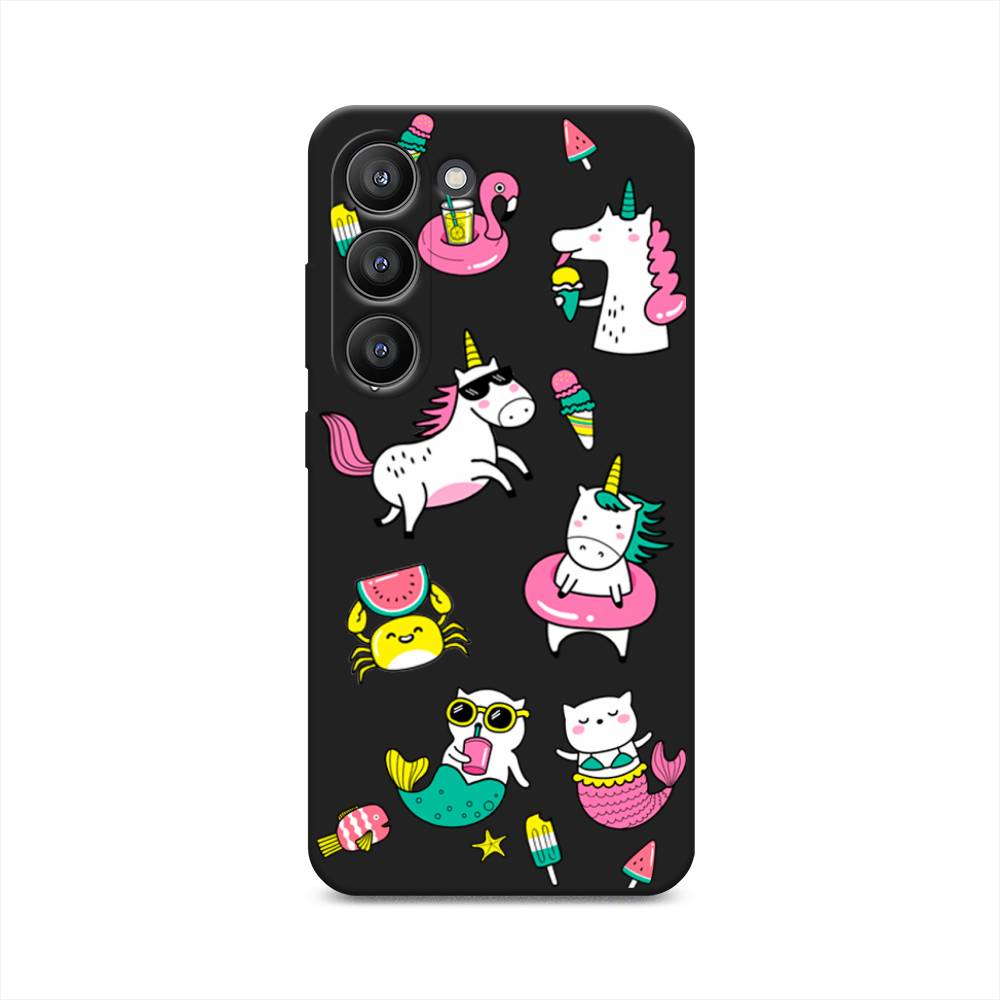

Чехол Awog на Samsung Galaxy S23 5G "На отдыхе", Белый;бирюзовый;розовый, 2107352-1