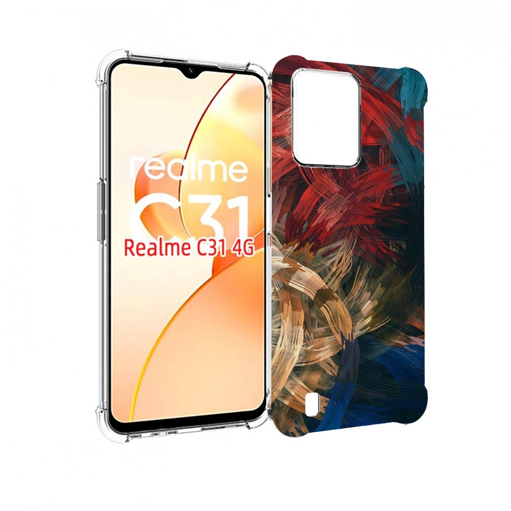 

Чехол MyPads раскрашенная медь для OPPO Realme C31, Прозрачный, Tocco