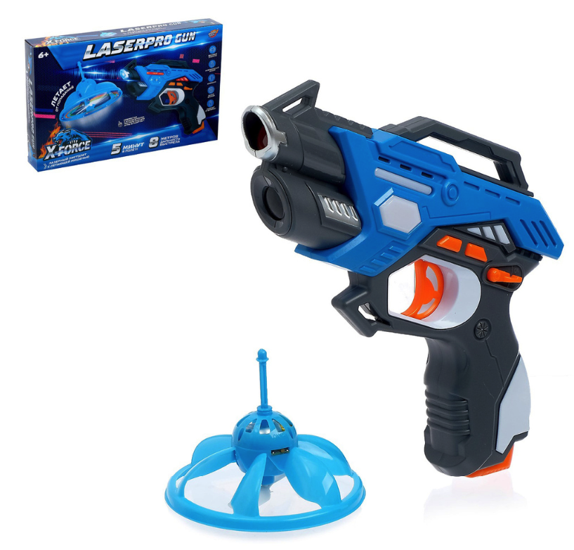 Электронный тир WOOW TOYS LASERPRO GUN с летающей мишенью 4439699 электронный тир laserpro gun с летающей мишенью