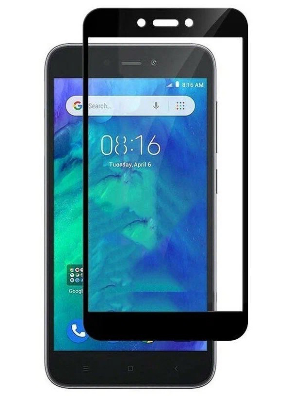 

Защитное стекло BoraSCO Full Cover+Full Glue для Xiaomi Redmi Go Черная рамка