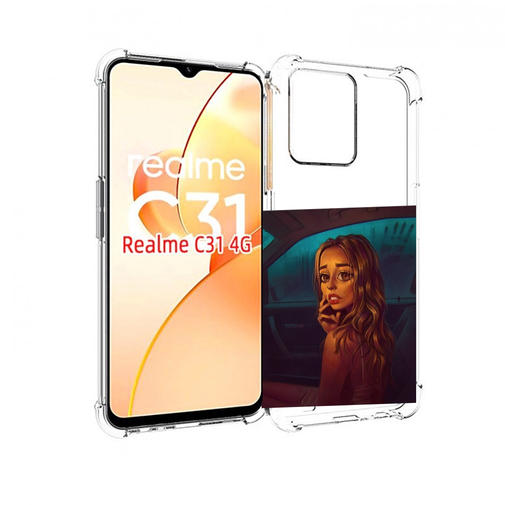 

Чехол MyPads пуп-невесты женский для OPPO Realme C31, Прозрачный, Tocco