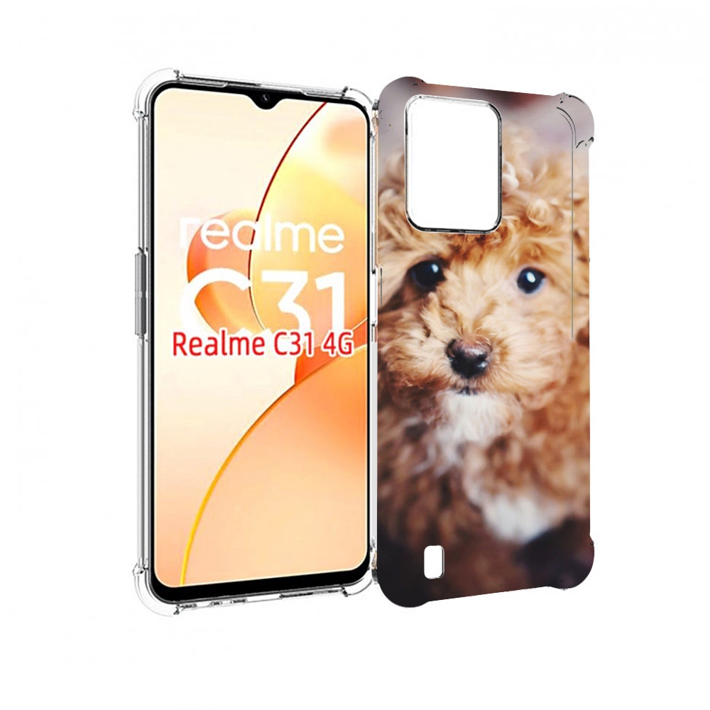 

Чехол MyPads пудель для OPPO Realme C31, Прозрачный, Tocco