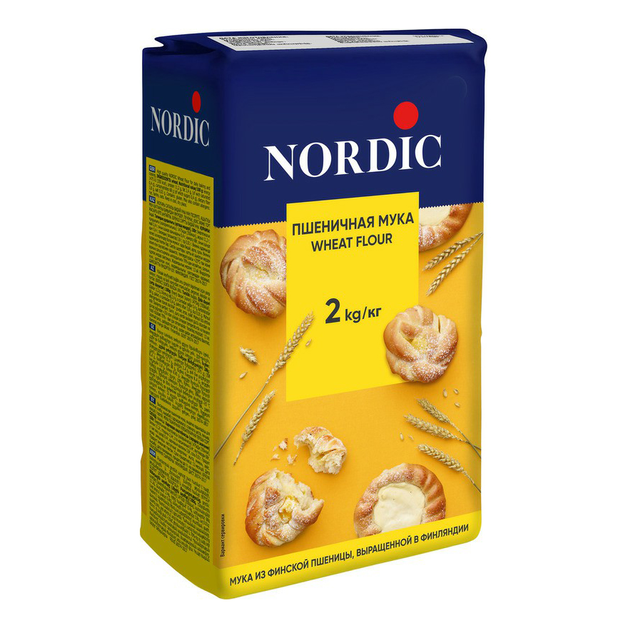 Мука Nordic пшеничная 2 кг