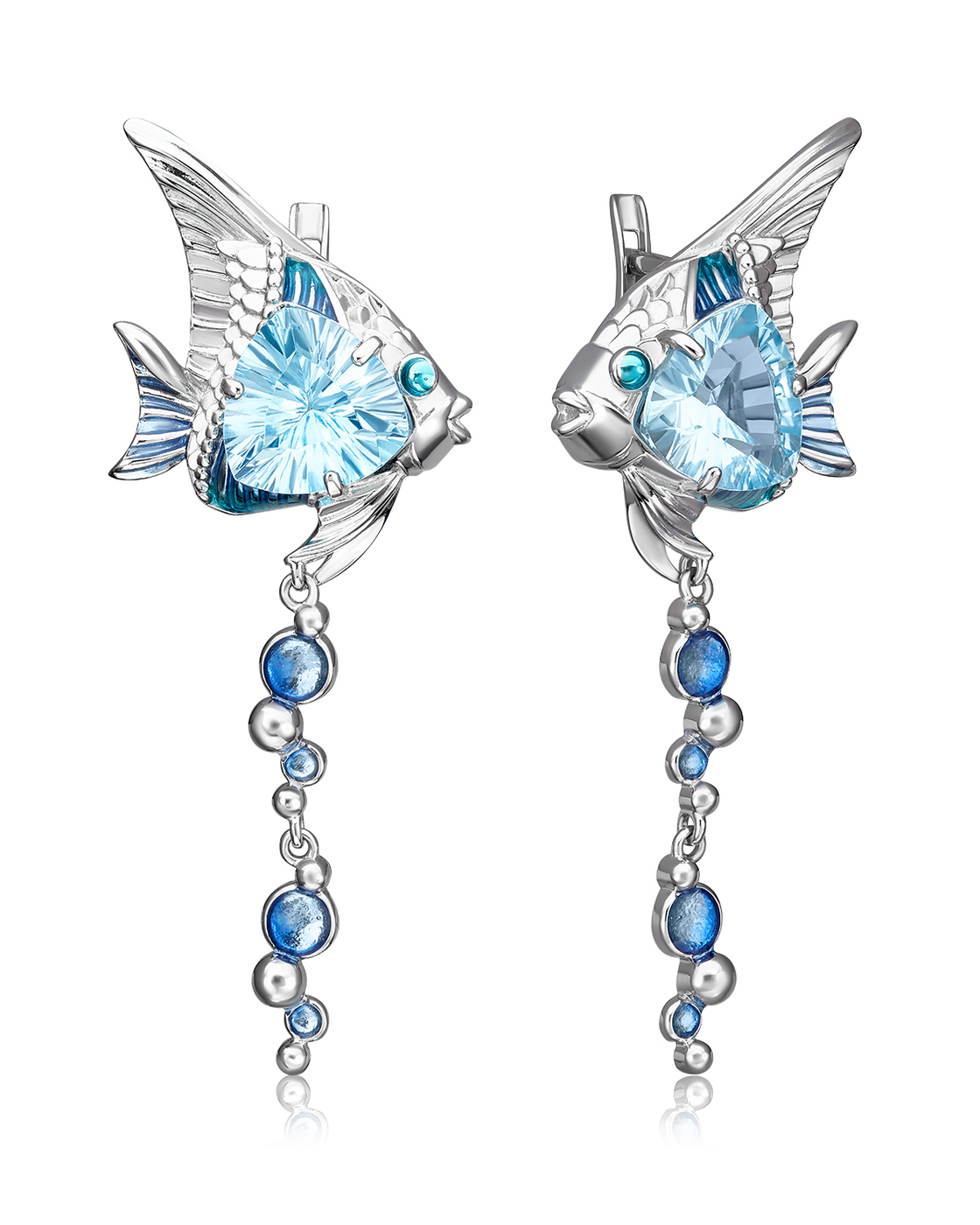 

Серьги из серебра с топазом PLATINA jewelry 02-4770-00-201-0200-69, 02-4770-00-201-0200-69