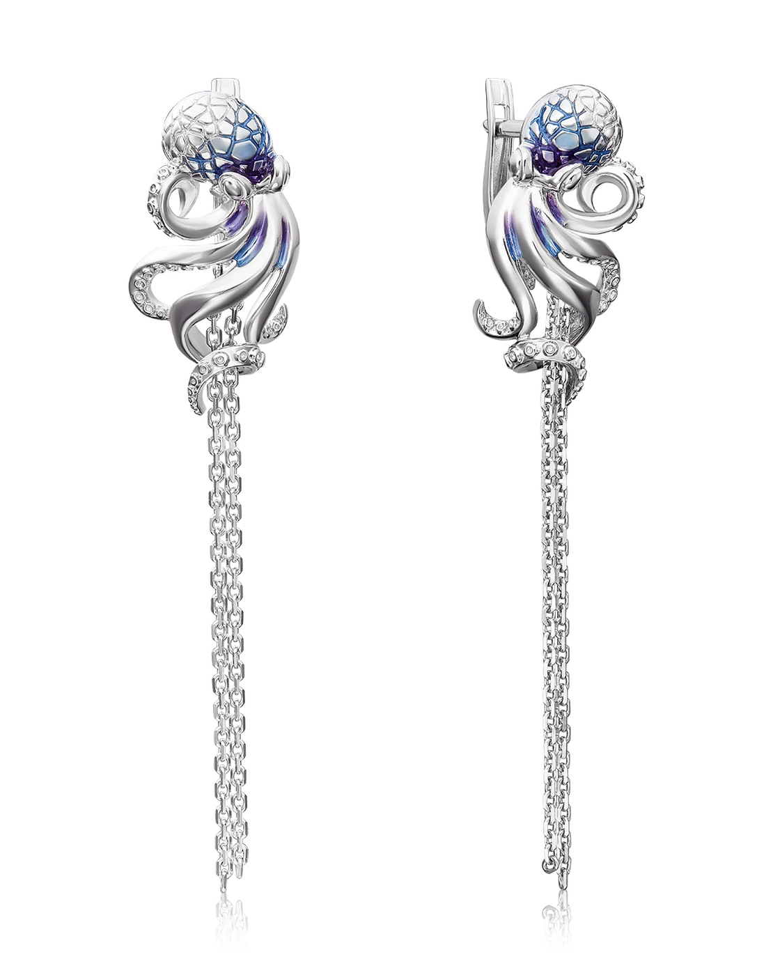 

Серьги из серебра без вставки PLATINA jewelry 02-4768-00-000-0200-68, 02-4768-00-000-0200-68