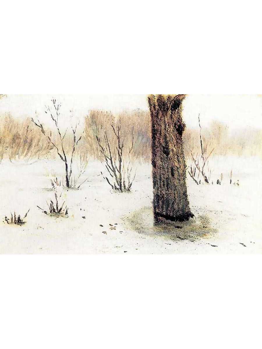 

Постер DRABS A3 Куинджи Архип Иванович Зима. Оттепель