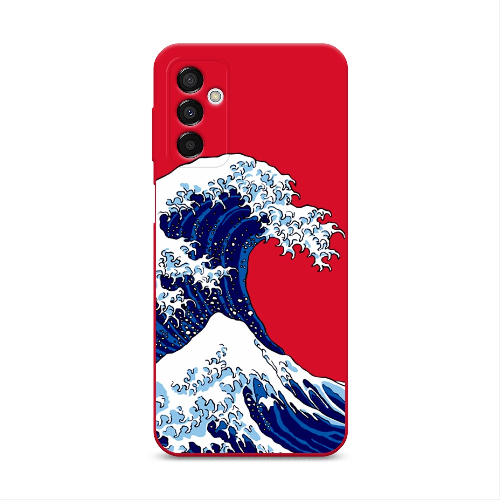 

Чехол Awog на Samsung Galaxy M23 5G "Волна в Канагаве", Синий;белый, 2105553-1