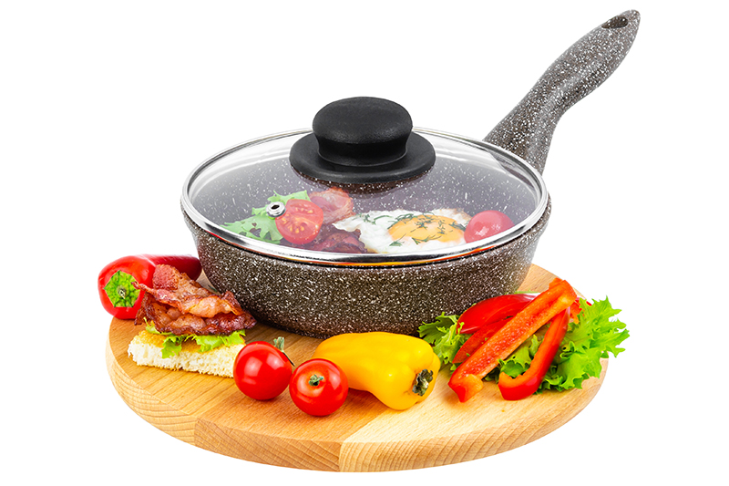 фото Сковорода универсальная elan gallery гармония вкуса 18 см коричневый 120441