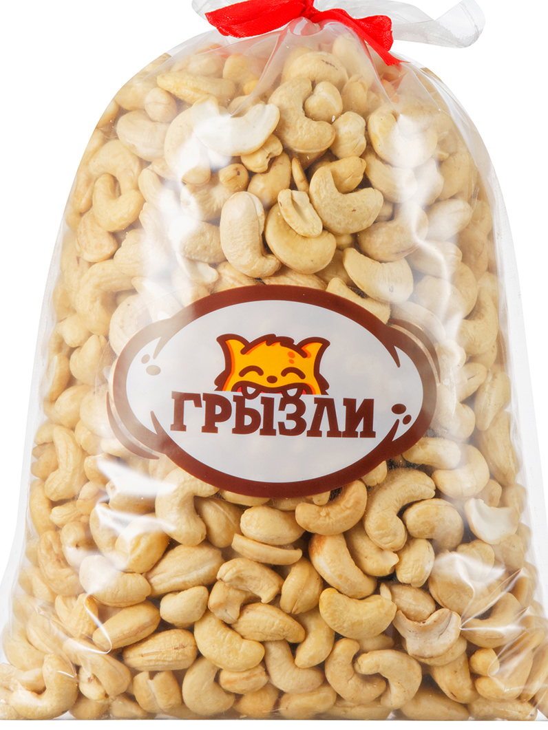 

Кешью сырой очищенный 500 гр., ГРЫЗЛИ, GR1043