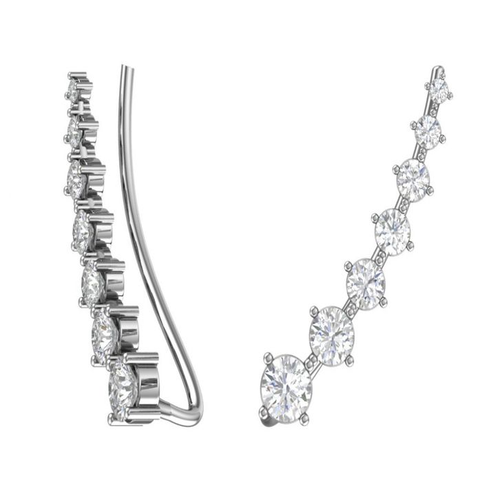 

Серьги женские из серебра SKAZKA Natali Romanovoi 48587, фианит, 48587