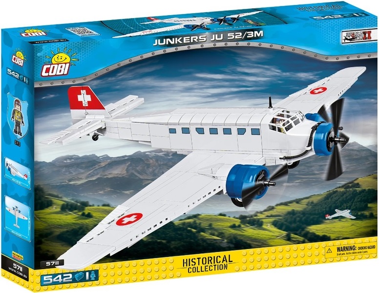 

Конструктор COBI Немецкий самолет Junkers JU52/3M, арт.5711