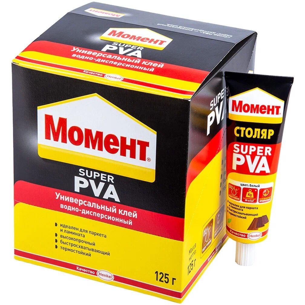 Клей Момент Столяр Super PVA, 125 г