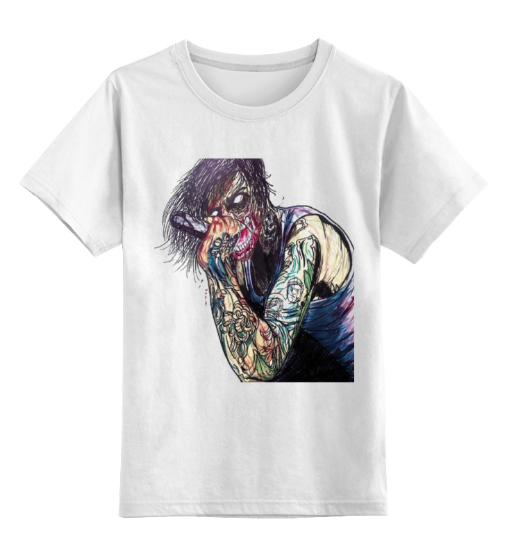 

Детская футболка Printio Suicide silence цв.белый р.140, 0000000787249